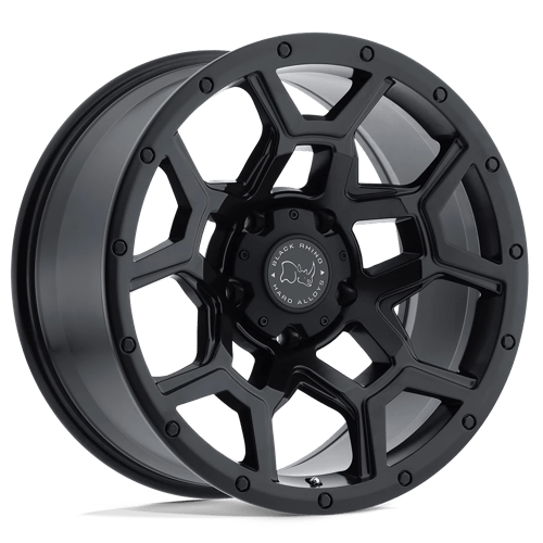 Black Rhino Hard Alloys OVERLAND 17X8 MATTE BLACK