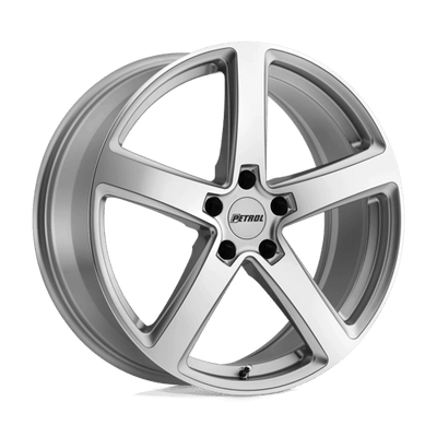 Petrol P2A 18X8 SILVER W/ MACHINED CUT FACE