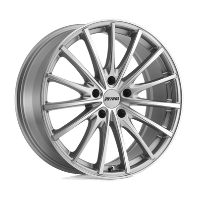 Petrol P3A 18X8 SILVER W/ MACHINED CUT FACE
