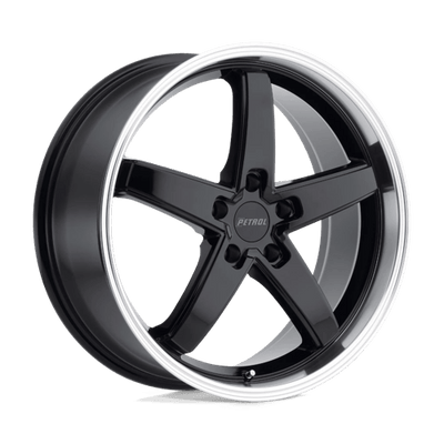 Petrol P1B 19X8 GLOSS BLACK W/ MACHINED CUT LIP