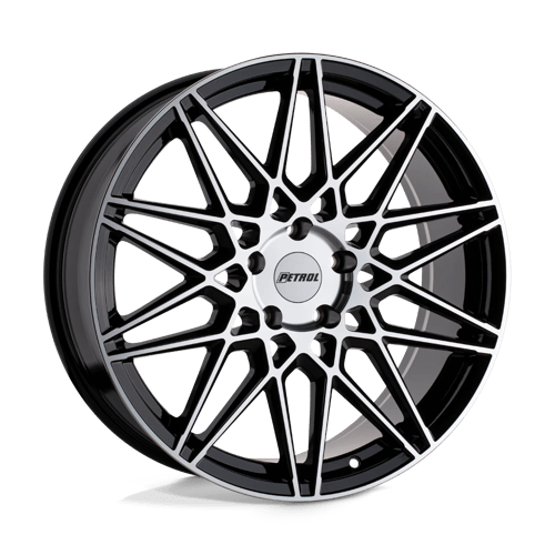 Petrol P3C 19X8 GLOSS BLACK W/ MACHINED FACE
