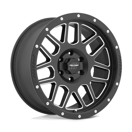Pro Comp Alloys PA40 VERTIGO 17X9 SATIN BLACK MILLED