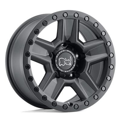 Black Rhino Hard Alloys RAVINE 17X8.5 MATTE BLACK