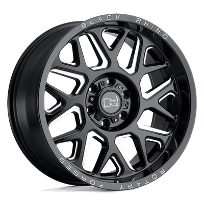 Black Rhino Hard Alloys REAPER 20X11.5 GLOSS BLACK & MILLED