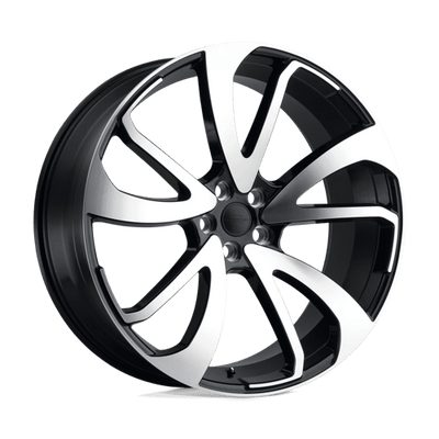 RedBourne VINCENT 24X10 GLOSS BLACK W/ MIRROR CUT FACE - DIRECTIONAL