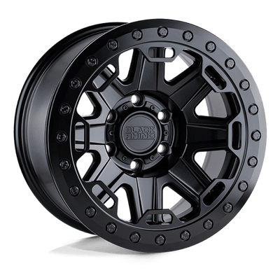 Black Rhino Hard Alloys RIFT BEADLOCK 17X8.5 MATTE BLACK