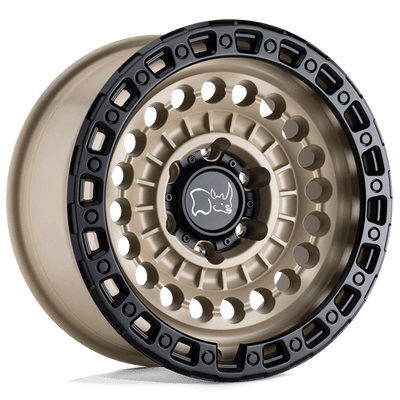 Black Rhino Hard Alloys SENTINEL 17X8.5 DESERT SAND W/ BLACK RING