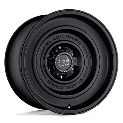 Black Rhino Hard Alloys SOLID 17X9.5 MATTE BLACK