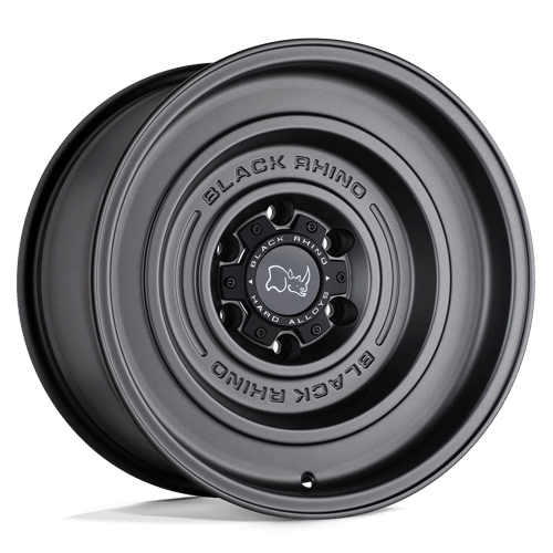 Black Rhino Hard Alloys SOLID 17X9.5 MATTE GUN BLACK