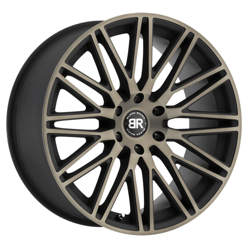 Black Rhino Hard Alloys ZULU 22X10 MATTE BLACK W/ MACHINED FACE & DARK MATTE TINT