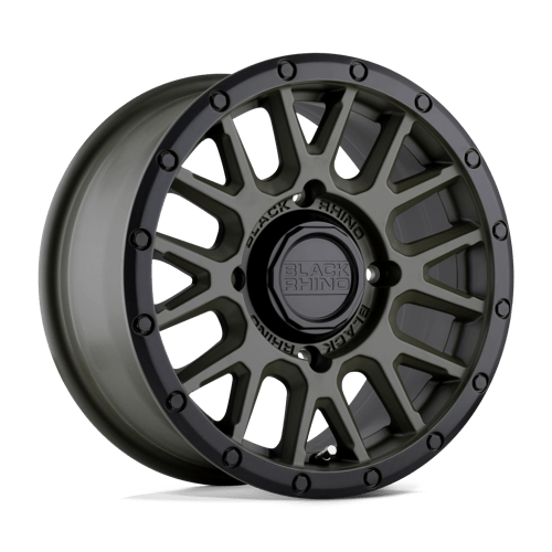 Black Rhino Hard Alloys - UTV LA PAZ UTV 14X7 OLIVE DRAB GREEN W/ BLACK LIP