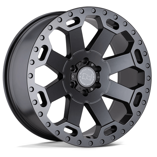 Black Rhino Hard Alloys WARLORD 17X8 MATTE GUNMETAL