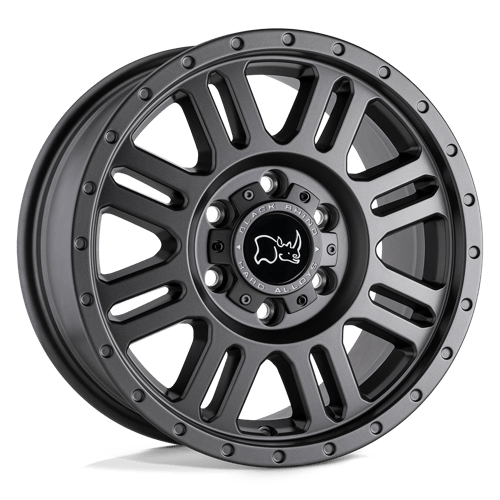 Black Rhino Hard Alloys YELLOWSTONE 16X8 MATTE GUNMETAL
