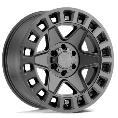 Black Rhino Hard Alloys YORK 17X8 MATTE GUNMETAL